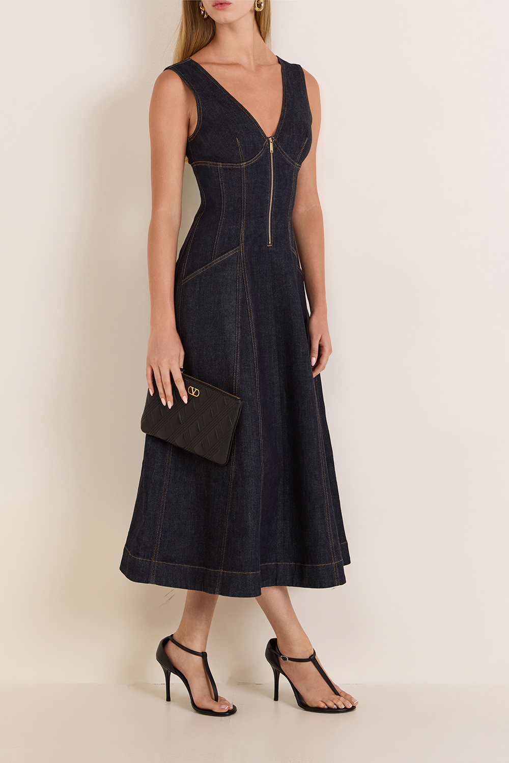 שמלת מידי ג'ינס